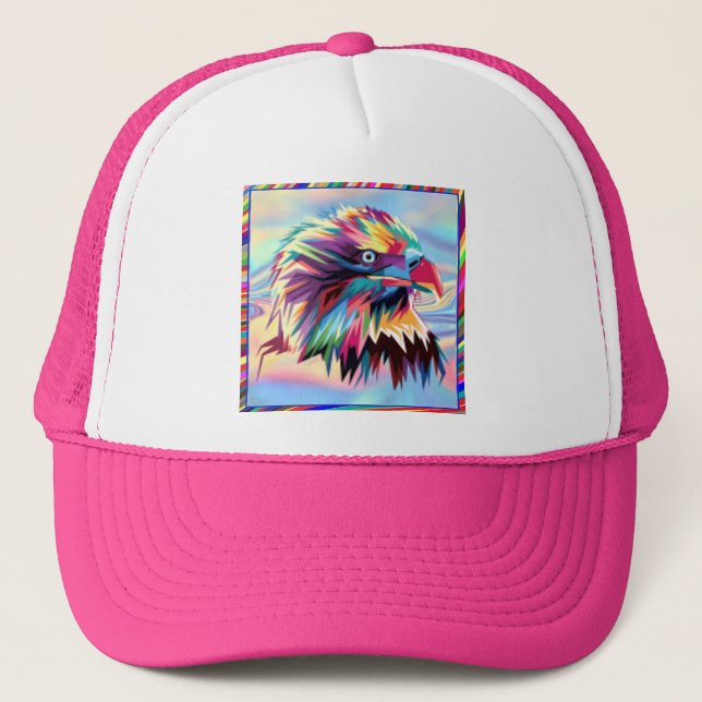 Boné Bald Eagle - Design Geométrico Prismático - 80590 (Frente)