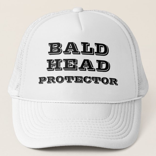 Boné BALD HEAD PROTECTOR Funny Humorous (Frente)