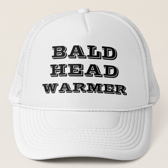 Boné BALD HEAD WARMER Funny Humorous (Frente)
