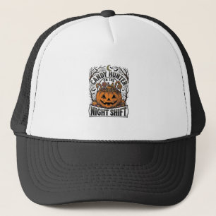 Boné Balde de Doces de Abóbora Gravação de Halloween Vi