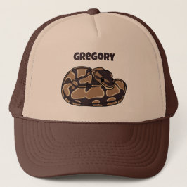 Boné Ball Python Cobra, Brown e Tan Personalizados