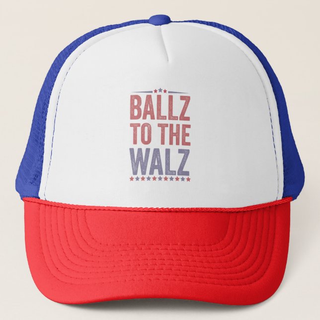 Boné Ballz Para A Eleição Walz Harris Walz 2024 (Frente)