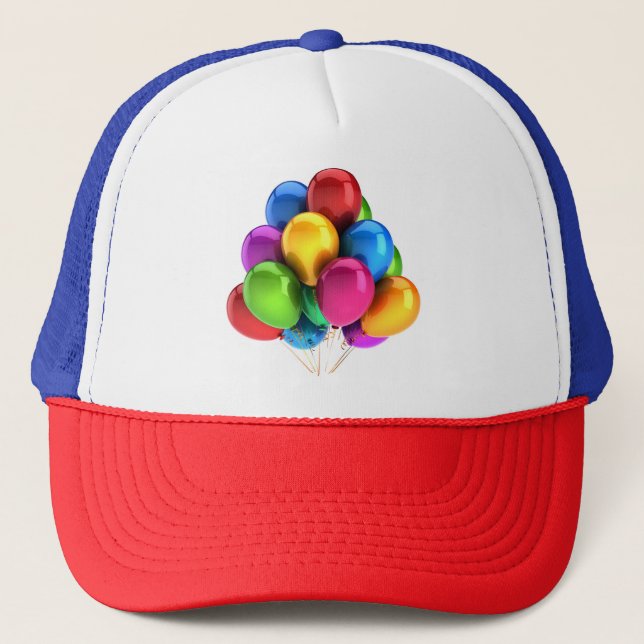 Boné balões de balões personalizam os antversários pers (Frente)