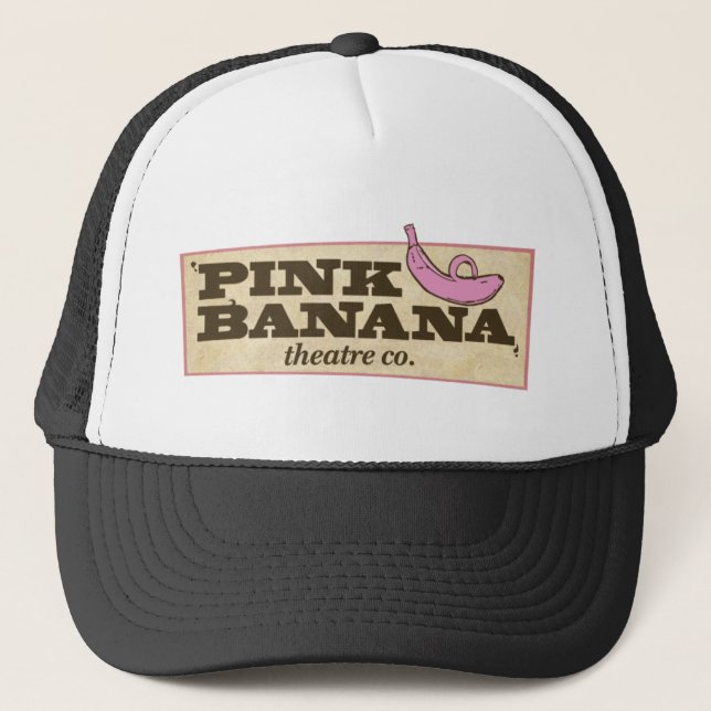 Boné Banana cor-de-rosa (Frente)