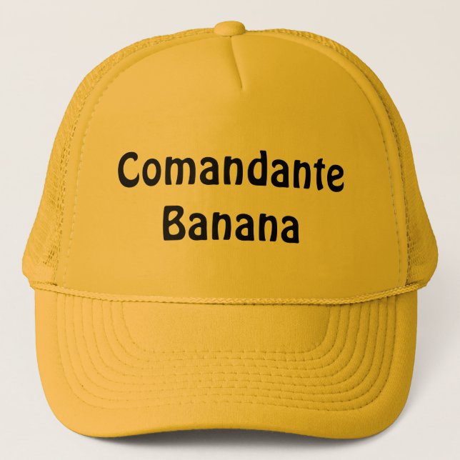 Boné banana do comandante (Frente)