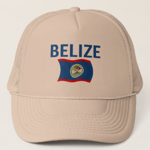 Boné Bandeira 1 de Belize (ondulada)
