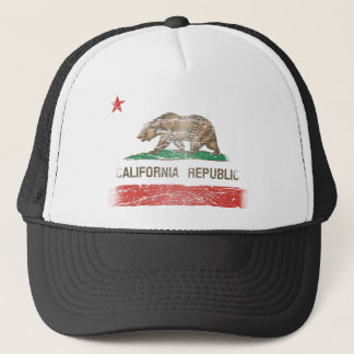 Boné Bandeira afligida da república de Califórnia