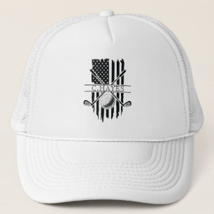 Boné Bandeira Americana de Golfe Patriótico