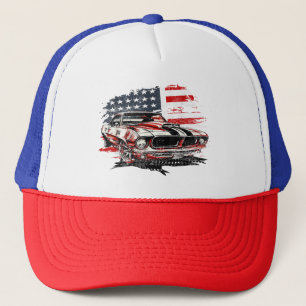 Boné Bandeira Americana Patriótica