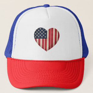 Boné Bandeira Americana Patriótica EUA Estrela Faixa 4 