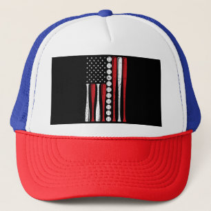 Boné Bandeira Americana Vintage Bandeira de Beisebol 4 