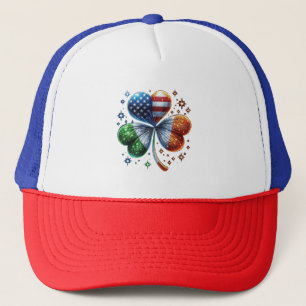Boné Bandeira Americano Irlandesa DIA DE SÃO PATRÍCIO