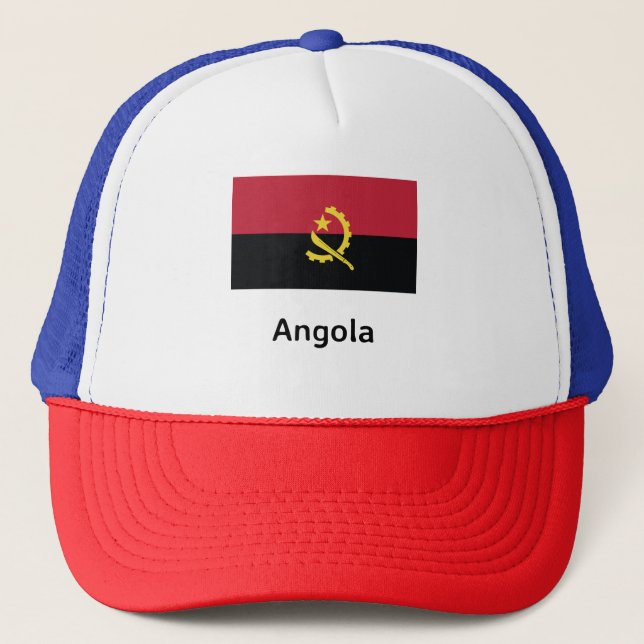 Boné Bandeira Angola (Frente)
