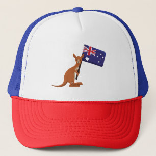 Boné bandeira australiana canguru