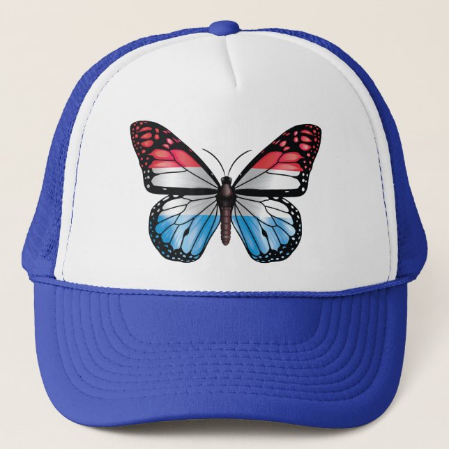 Boné Bandeira-borboleta-luxemburguesa (Frente)