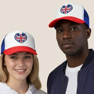 Boné Bandeira britânica clássica Union Jack do Reino Un