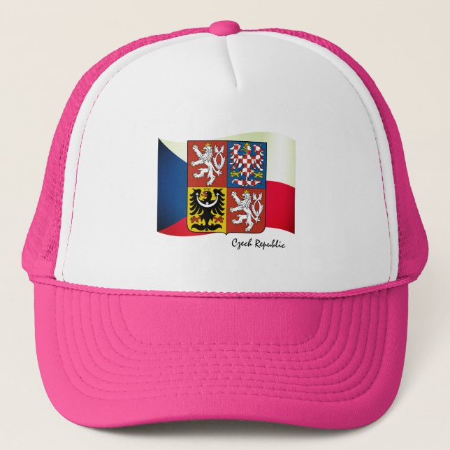 Boné Bandeira checa, Emblem & República Checa moda/espo (Frente)