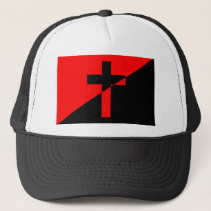 Boné Bandeira Cristã Anarquista Anarquista do Cristian