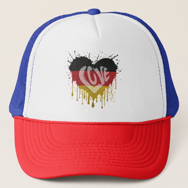 Boné Bandeira da Alemanha do Amor (Frente)