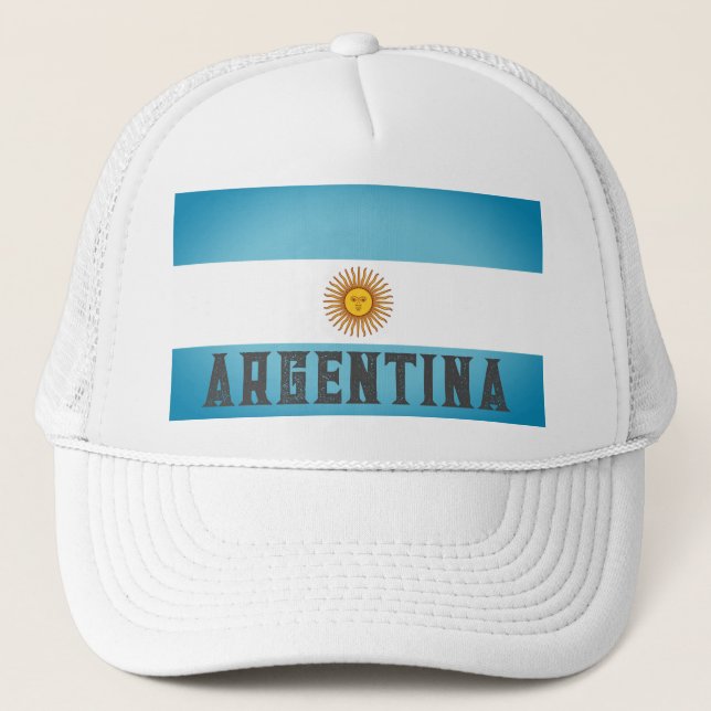 Boné Bandeira da Argentina (Frente)