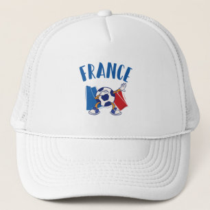 Boné Bandeira da bola de futebol da França Dabbing