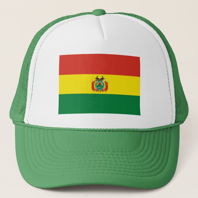 Boné Bandeira da Bolívia Patriótica (Frente)