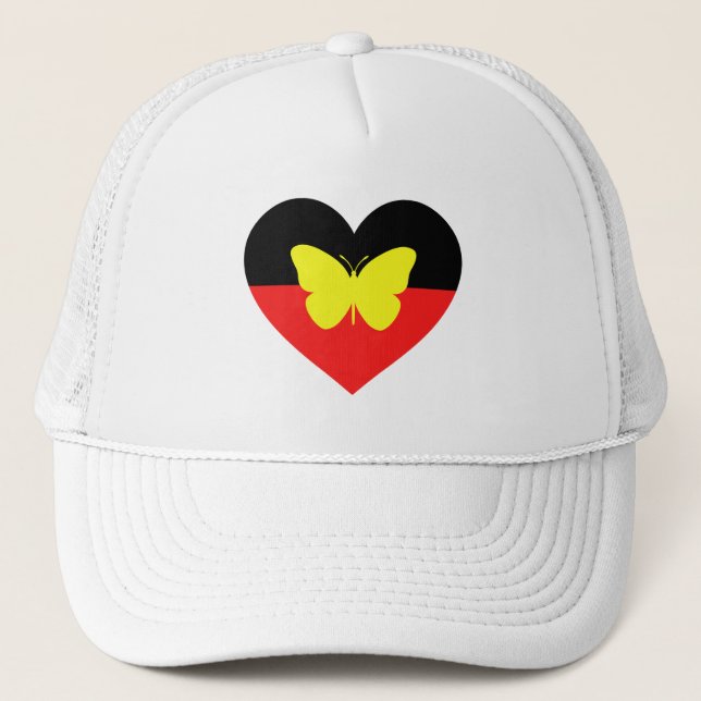 Boné Bandeira da Borboleta Aborígene (Frente)