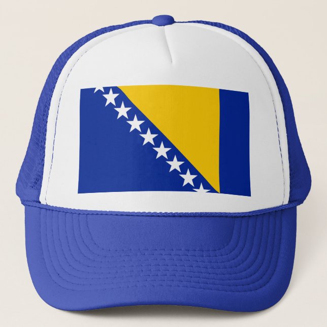 Boné Bandeira da Bósnia e Herzegovina (Frente)