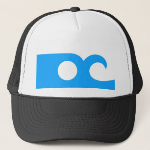 Boné bandeira da cidade do oceano américa do estado uni