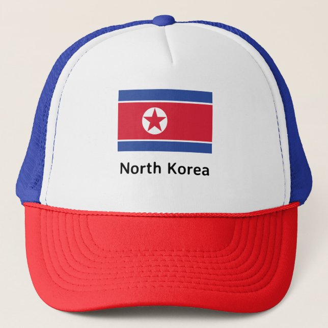 Boné Bandeira da Coreia do Norte (Frente)