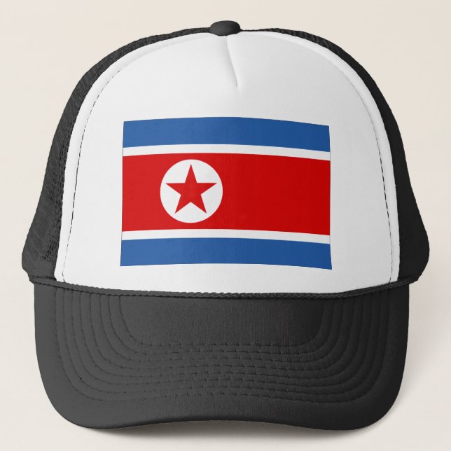 Boné Bandeira da Coreia do Norte (Frente)