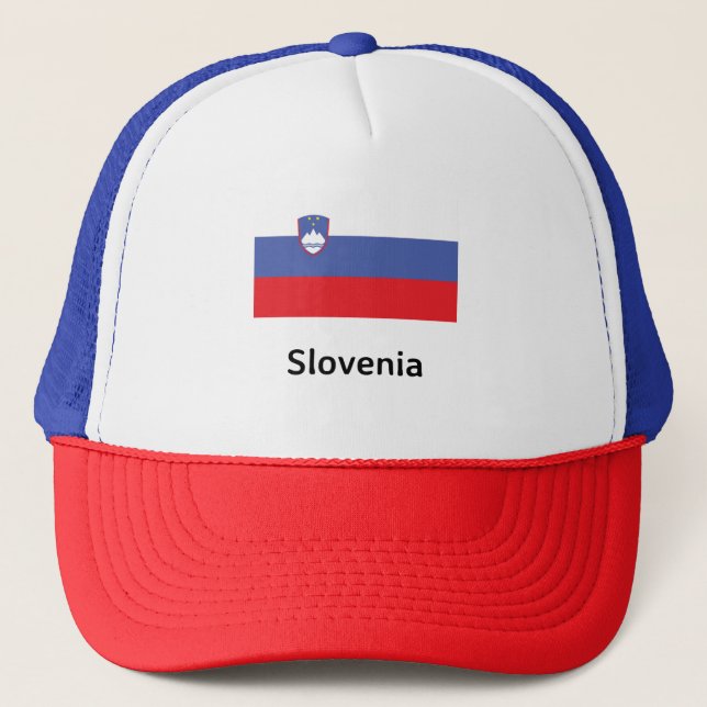 Boné Bandeira da Eslovênia (Frente)