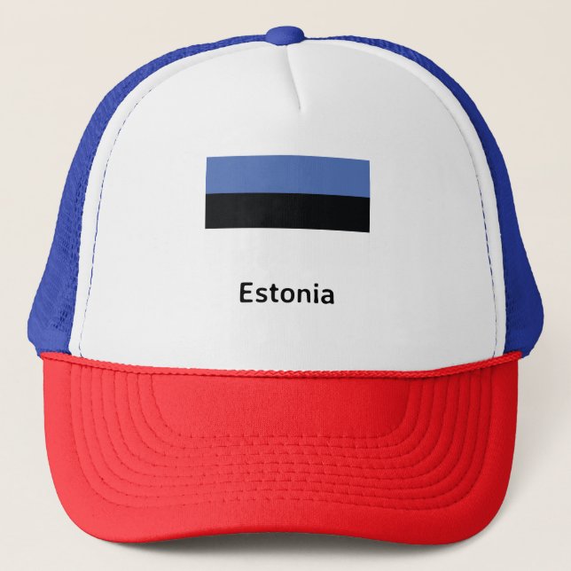 Boné Bandeira da Estônia (Frente)