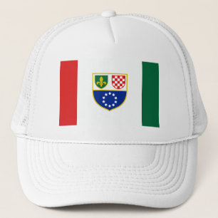 Boné Bandeira da Federação da Bósnia e Herzegovina
