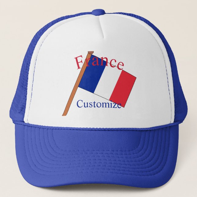 Boné Bandeira da França Thunder_Cove (Frente)