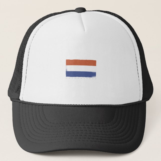 Boné Bandeira da Holanda com Texto dos Países Baixos (Frente)