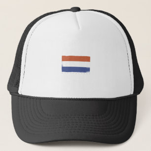 Boné Bandeira da Holanda com texto Países Baixos