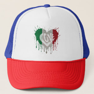 Boné Bandeira da Itália Amor