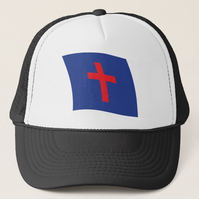Boné Bandeira da Religião Cristã Chapéu (Frente)