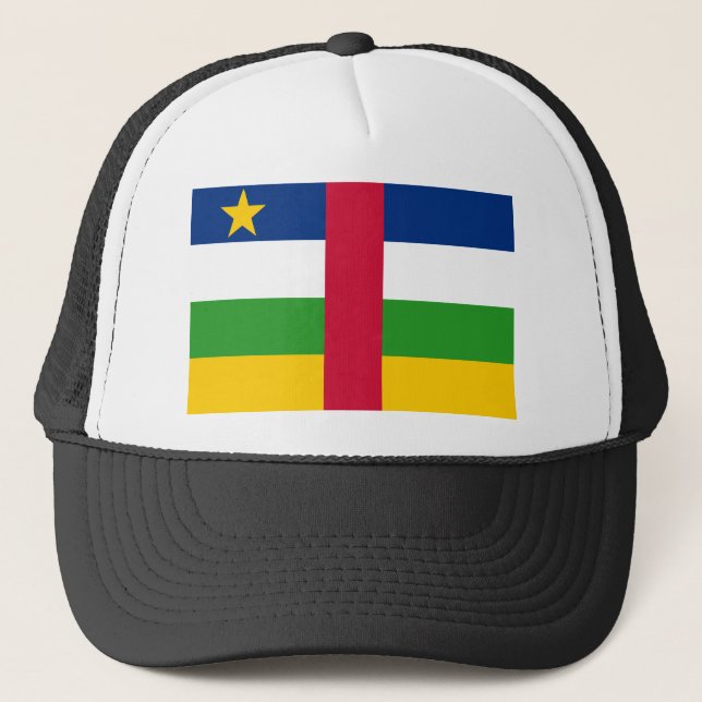 Boné Bandeira da República Centro-Africana (Frente)