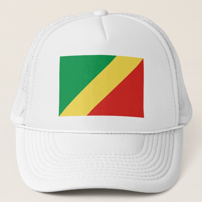 Boné Bandeira da República do Congo (Frente)