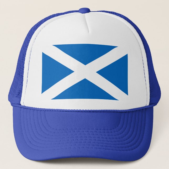 Boné Bandeira da Scotland Trucker Hat (Frente)