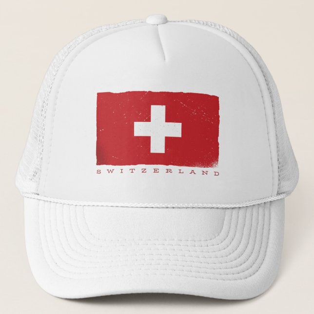 BONÉ BANDEIRA DA SUÍÇA (Frente)