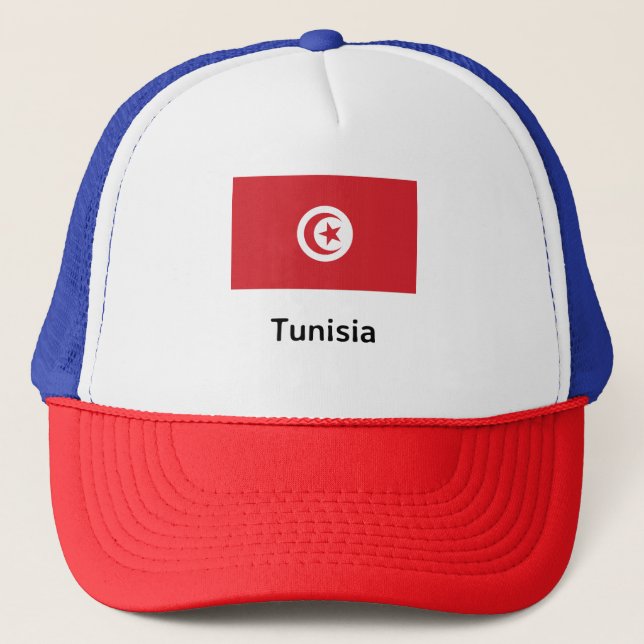 Boné Bandeira da Tunísia (Frente)