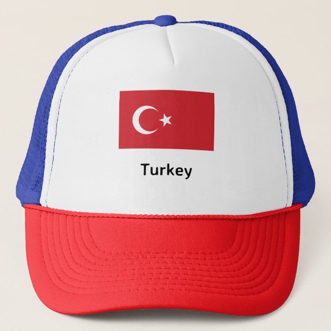 Boné Bandeira da Turquia (Frente)