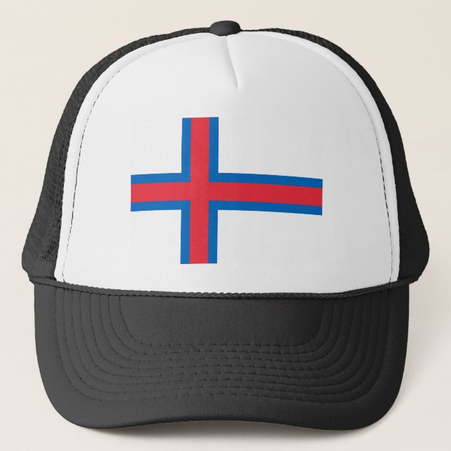 Boné Bandeira das Ilhas Faroé FO (Frente)