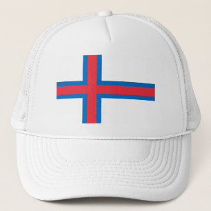 Boné Bandeira das Ilhas Faroé Trucker Hat