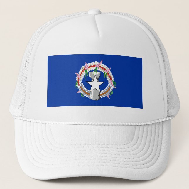 Boné Bandeira das Ilhas Marianas do Norte (Frente)