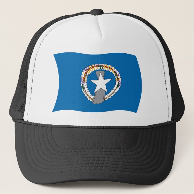 Boné Bandeira das Ilhas Marianas do Norte Chapéu (Frente)