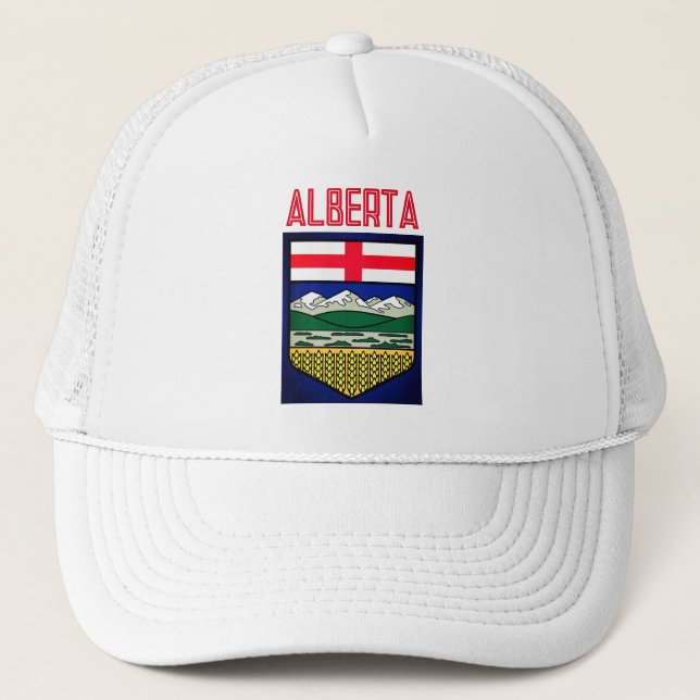 Boné Bandeira de Alberta - CANADÁ (Frente)